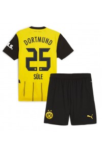 Borussia Dortmund Niklas Sule #25 Babyklær Hjemme Fotballdrakt til barn 2024-25 Korte ermer (+ Korte bukser)